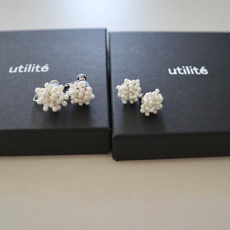 utilite 淡水パールピアス/イヤリング