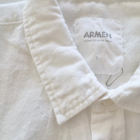 ARMEN utilityレギュラーカラーシャツ
