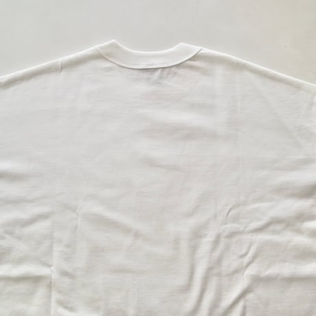 TRAVAIL MANUEL ミディ天竺バックラウンド長袖Tシャツ