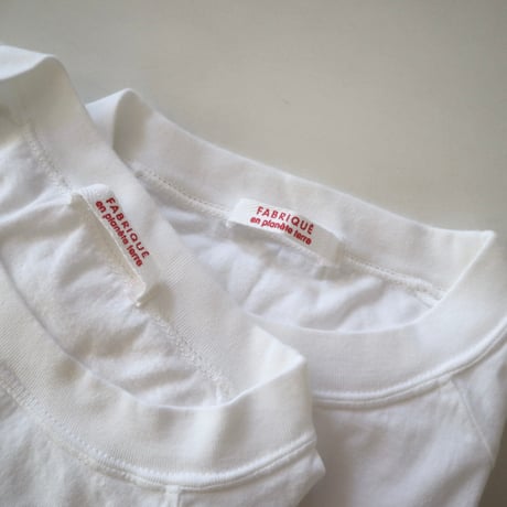 FABRIQUÉ en planéte terre ラグランスリーブ長袖Tシャツ