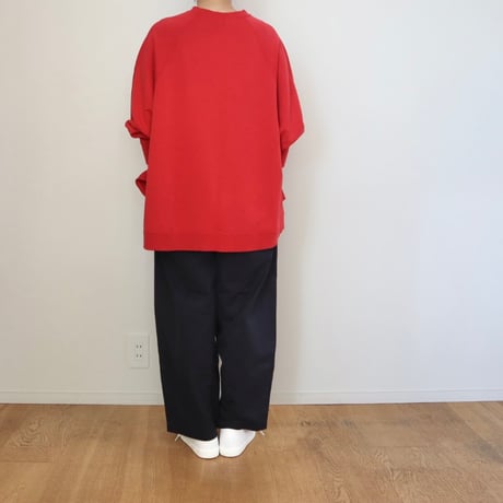 ichi 裏毛ワイドプルオーバー