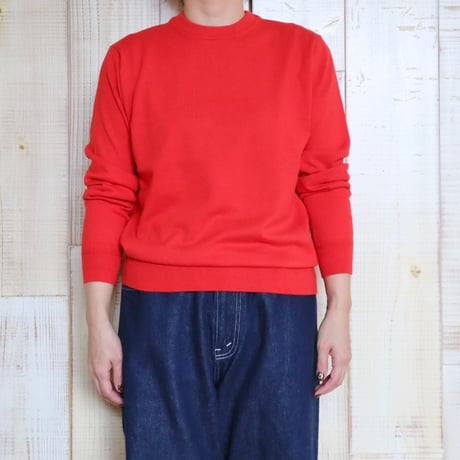 Nouvelles du paradis ムーコットンクルーネックニット