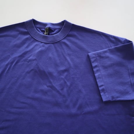 TRAVAIL MANUEL ミディ天竺ビッグスリットTシャツ