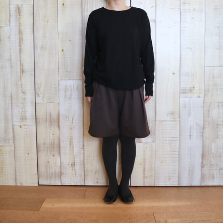 TISSU W100%ルマーノツイルタックハーフパンツ