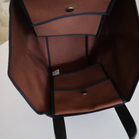 TAMPICO JUNIOR XS BAG COTTON LEATHER HANDLE