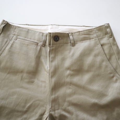 maison de soil HOMME ウエストポイントオーセンティックトラウザーズパンツ