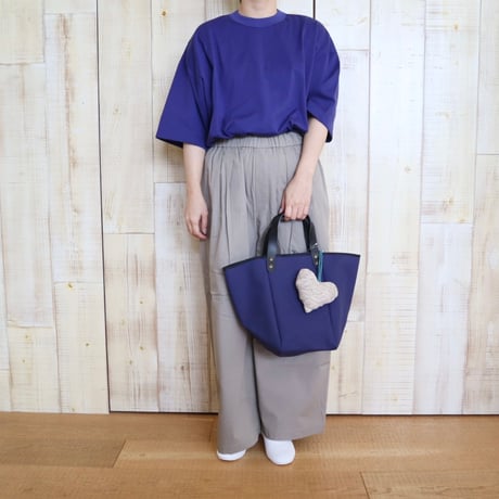 TAMPICO JUNIOR XS BAG COTTON LEATHER HANDLE