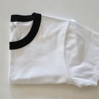 ARMEN コットンジャージクルーネック半袖リンガーTシャツ