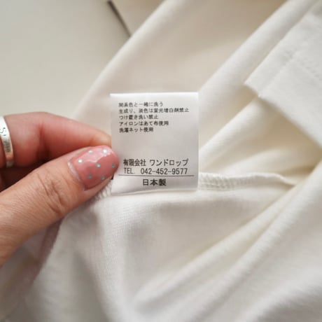 TRAVAIL MANUEL 度詰天竺ワイドスリーブプルオーバー
