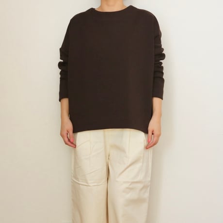 TRAVAIL MANUEL コットンダンボールプルオーバー