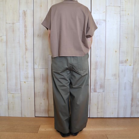 universal tissu コットンリネンタックパンツ