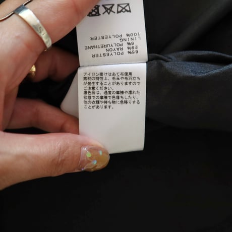 utilite スタンドカラーワンピース