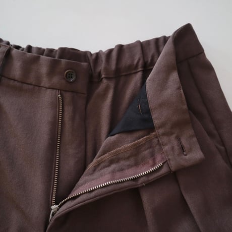TISSU W100%ルマーノツイルタックハーフパンツ