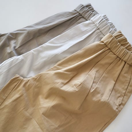 maison de soil 2タックワイドイージーパンツ