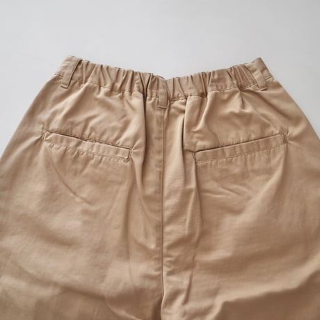 TISSU コットンリネンタックテーパードパンツ