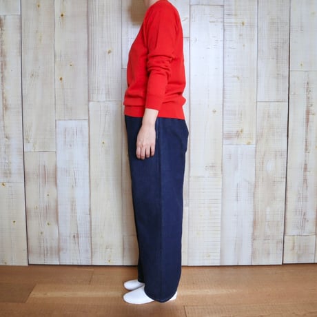 Nouvelles du paradis ムーコットンクルーネックニット