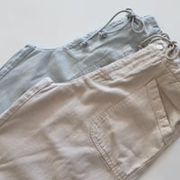 caqu カラーローンイージーワイドパンツ