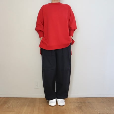 ichi 裏毛ワイドプルオーバー