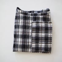 ARMEN チェックプルオーバーブラウス