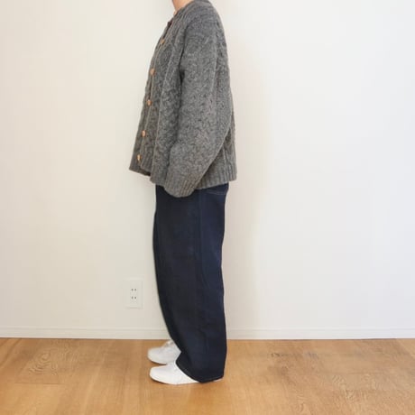 ichi シェットランドウールカーディガン