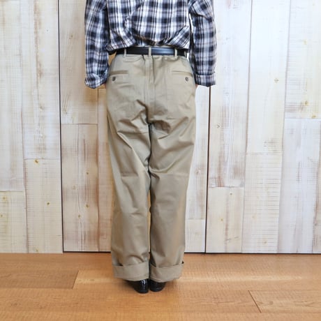 maison de soil HOMME ウエストポイントオーセンティックトラウザーズパンツ