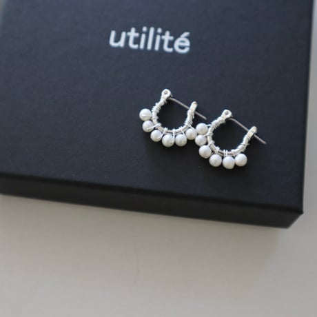utilite 淡水パールピアス/イヤリング
