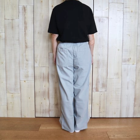 caqu カラーローンイージーワイドパンツ