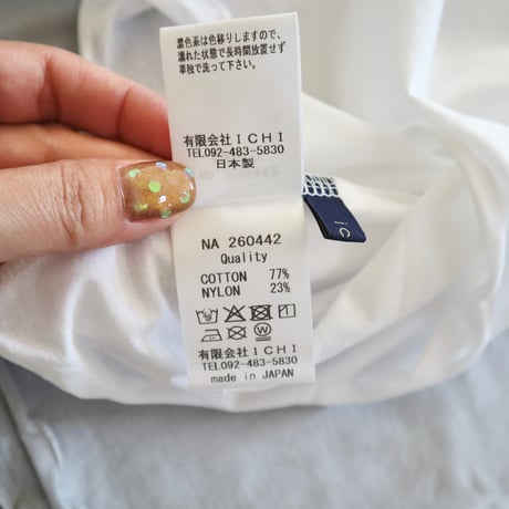ichi メロータートルネック長袖Tシャツ