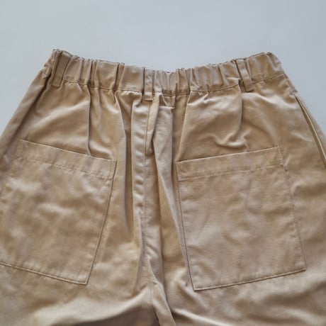 universal tissu コットンリネンタックパンツ