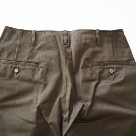 maison de soil HOMME ウエストポイントオーセンティックトラウザーズパンツ