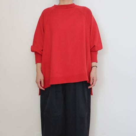 ichi 裏毛ワイドプルオーバー