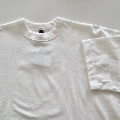 TRAVAIL MANUEL ミディ天竺ビッグスリットTシャツ