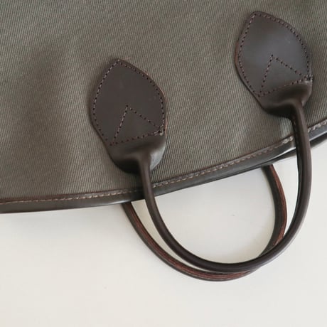 Quality Gunslips ヘビードリルショートハンドルトートバッグ(M)