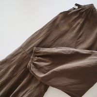 le vent souffle ナチュラルワッシャーコットンボイルワンピース
