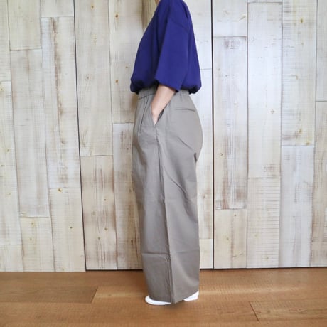 maison de soil 2タックワイドイージーパンツ