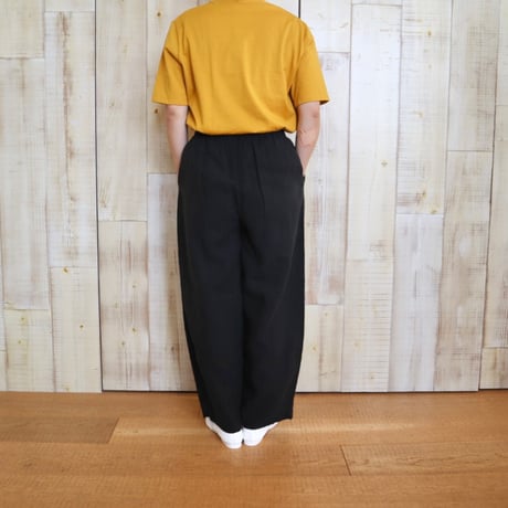 TRAVAIL MANUEL フレンチリネンキャンバスコクーンパンツ