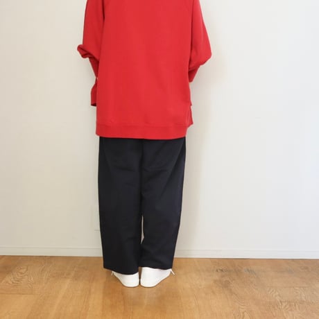 TISSU コットンリネンタックテーパードパンツ