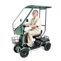 専用ルーフ付 AINOHOT SAGA life （アイノホット サガ ライフ）110ｷﾛ走行四輪 特定小型原付