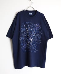 2000s "LIBERTY GRAPHICS" test sample print t-shirt -DEADSTOCK-