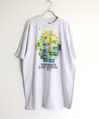 1990s "LIBERTY GRAPHICS" test sample print t-shirt -DEADSTOCK-
