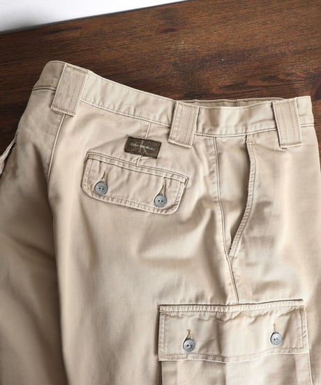 1990s-2000s "Calvin Klein Khakis" cotton cargo pants