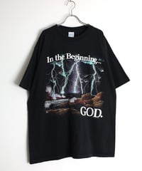 1990s "California Casuals" thunder print t-shirt