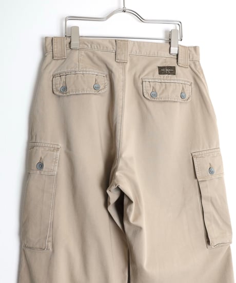 1990s-2000s "Calvin Klein Khakis" cotton cargo pants