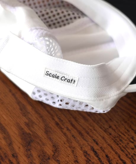 ScaleCraft - 4 PANEL MESH CAP (OFF WHITE) -DEAD STOCK-