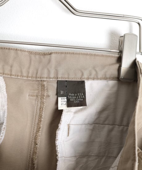 1990s-2000s "Calvin Klein Khakis" cotton cargo pants