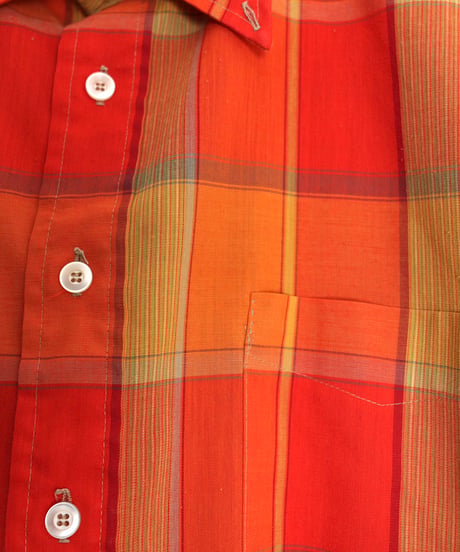 1970s "Sears KINGS ROAD" l/s checked shirt