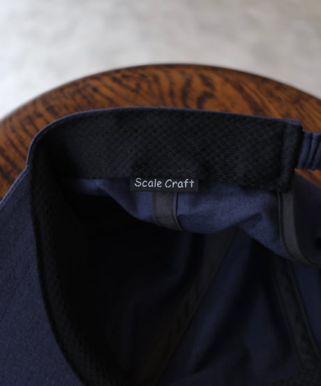 ScaleCraft - COTTON LINEN 6 PANEL CAP (NAVY) -DEAD STOCK-