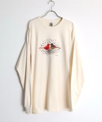 2000s "LIBERTY GRAPHICS" l/s test sample print t-shirt -DEADSTOCK-