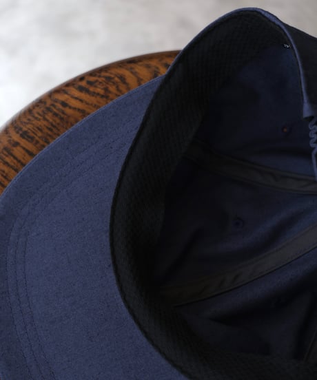 ScaleCraft - COTTON LINEN 6 PANEL CAP (NAVY) -DEAD STOCK-