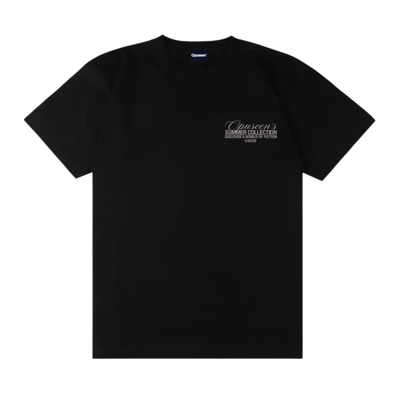 Black Graphic tee | OPUSEEN
